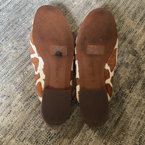 Sam Edelman Tan and White Patterned slip on Loafers - size 7.5 - leather - Picture 6 of 7